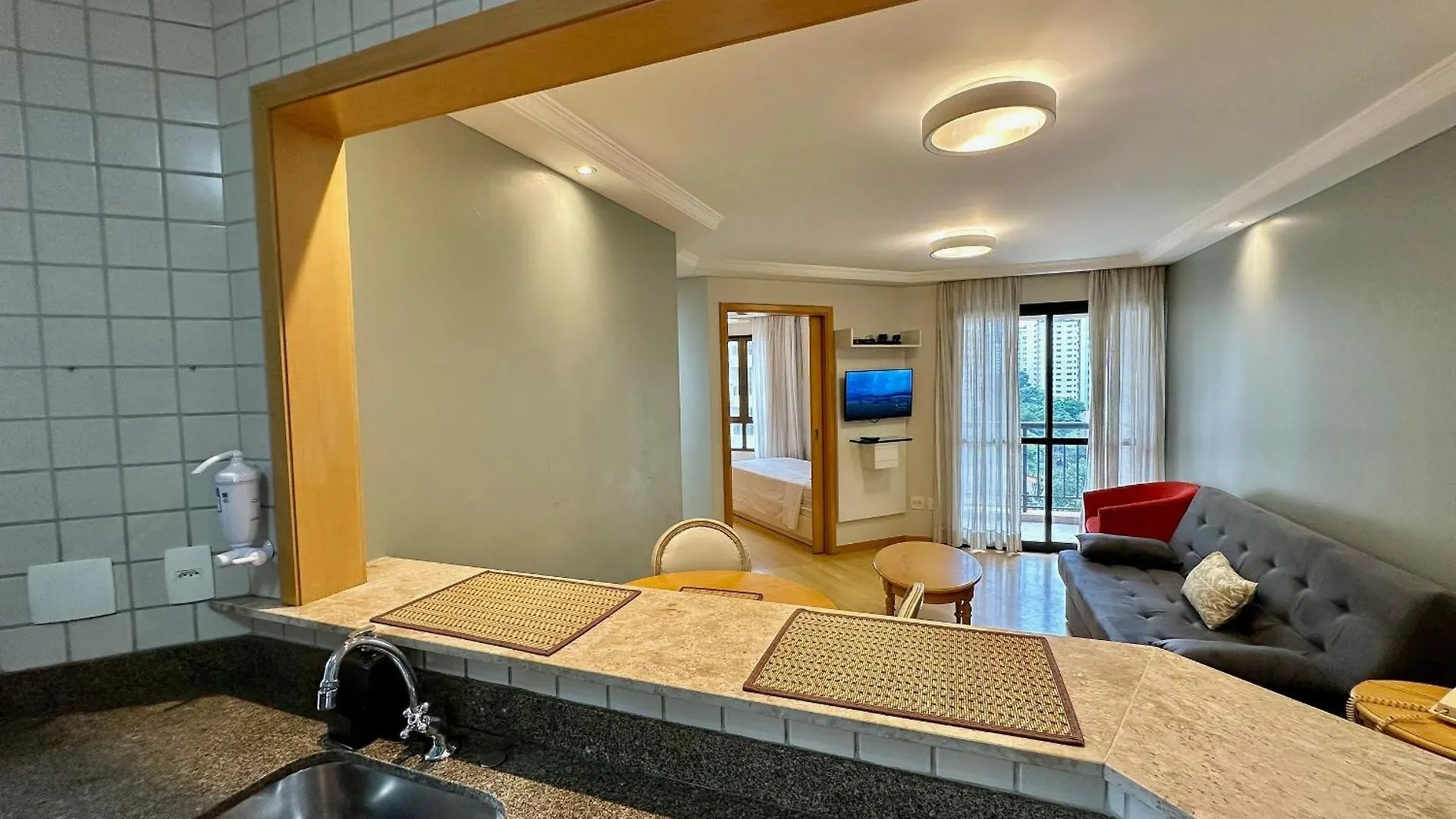 Moema Aparthotel C Limpeza E Garagem 02 Dts - Uh72 São Paulo Apartman